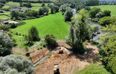 Reméandrement du ruisseau St Renobert © Epage Haut Doubs Haute Loue