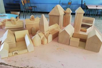 Maquette village du Pays d'art et d'histoire entre Cluny et Tournus © Pays d'art et d'histoire entre Cluny et Tournus
