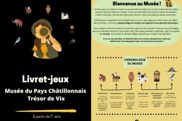 Livret-jeux du Musée du Pays Châtillonnais – Trésor de Vix © Musée du Pays Châtillonnais – Trésor de Vix