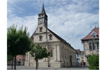 Vue du Temple Saint-Martin à Montbéliard © Aline Muller