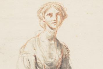 Jean-Baptiste Greuze, Paysanne assise, vue de face © musée du Louvre, GrandPalaisRmn (musée du Louvre) / Michèle Bellot