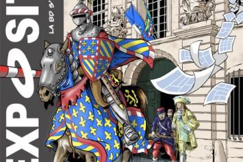 Affiche exposition Bulles d’histoire dijonnaise © Archives départementales de la Côte-d'Or
