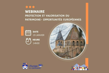 Webinaire opportunités européennes