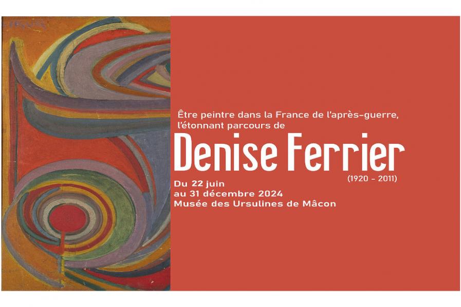 Visuel Expo Denise Ferrier Mâcon