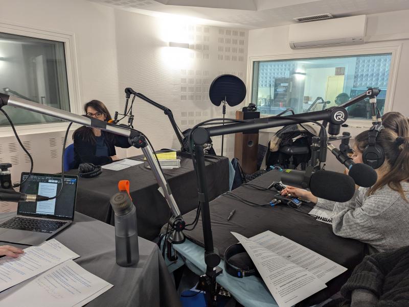 Les coulisses de l'enregistrement © Séveryne Pozzo Di Borgo
