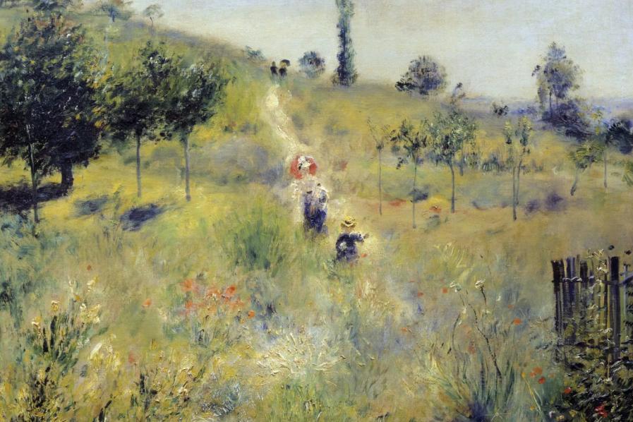Auguste Renoir (1841 – 1919) – Chemin montant dans les hautes herbes – Vers 1875 – Huile sur toile – Paris, musée d’Orsay © Auguste Renoir (1841 – 1919) – Chemin montant dans les hautes herbes – Vers 1875 – Huile sur toile – Paris, musée d’Orsay, inv. RF 2581 © Photo Josse Bridgeman Images Auguste Renoir (1841 – 1919) – Chemin montant dans les hautes herbes – Vers 1875 – Huile sur toile – Paris, musée d’Orsay © Auguste Renoir (1841 – 1919) – Chemin montant dans les hautes herbes – Vers 1875 – Huile sur toile – Paris, musée d’Orsay, inv. RF 2581 © Photo Josse Bridgeman Images