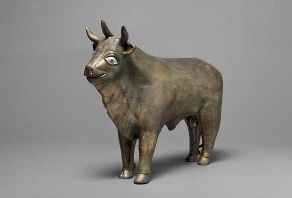 Moulage en plâtre de statuette animale du trésor de Couan. (Musée de l’Avallonnais Jean Després).